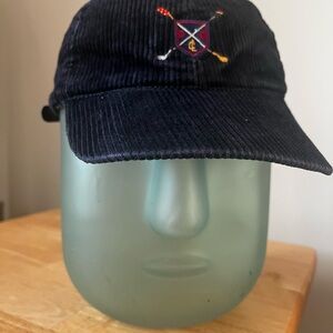 Men's 1980’s VIntage BUGLE BOY Navy Corduroy Cap